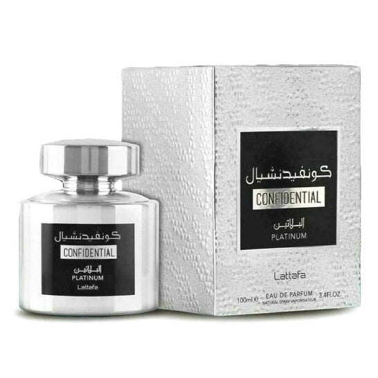 Lattafa Parfum Confidential Platinum